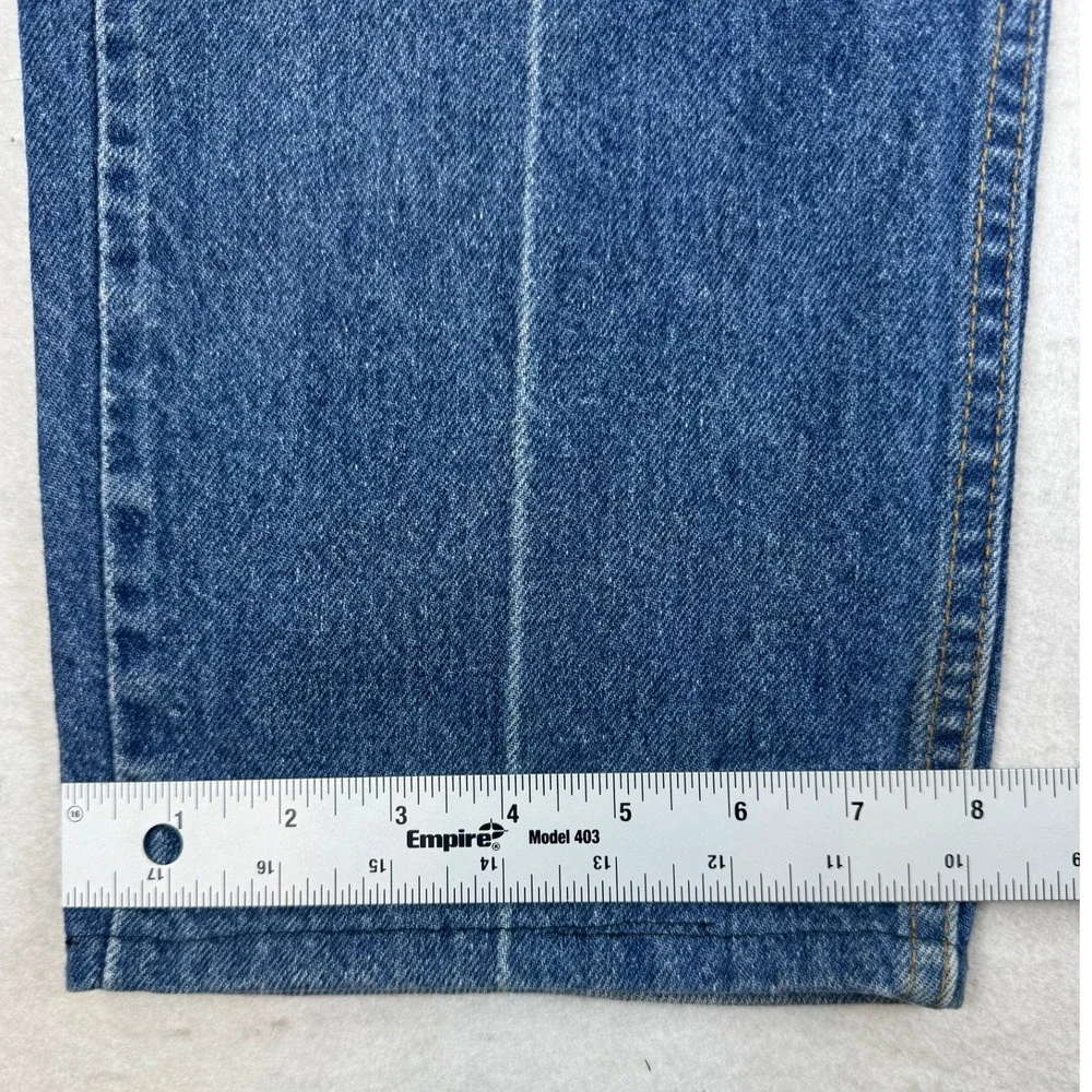 Vintage Levis 505 Orange Tab Jeans 90s Mens 36x27 USA Straight Leg Medium Wash